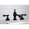 Kingston Brass KC7060BAL Heirloom 8" Widespread Bathroom Faucet, Matte Black KC7060BAL - alternate 4
